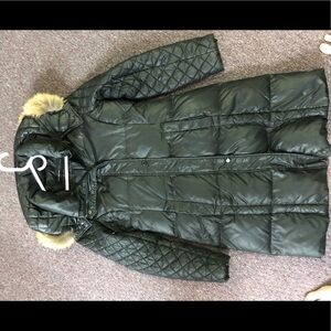 Women’s Marc New York hooded puffer coat size m